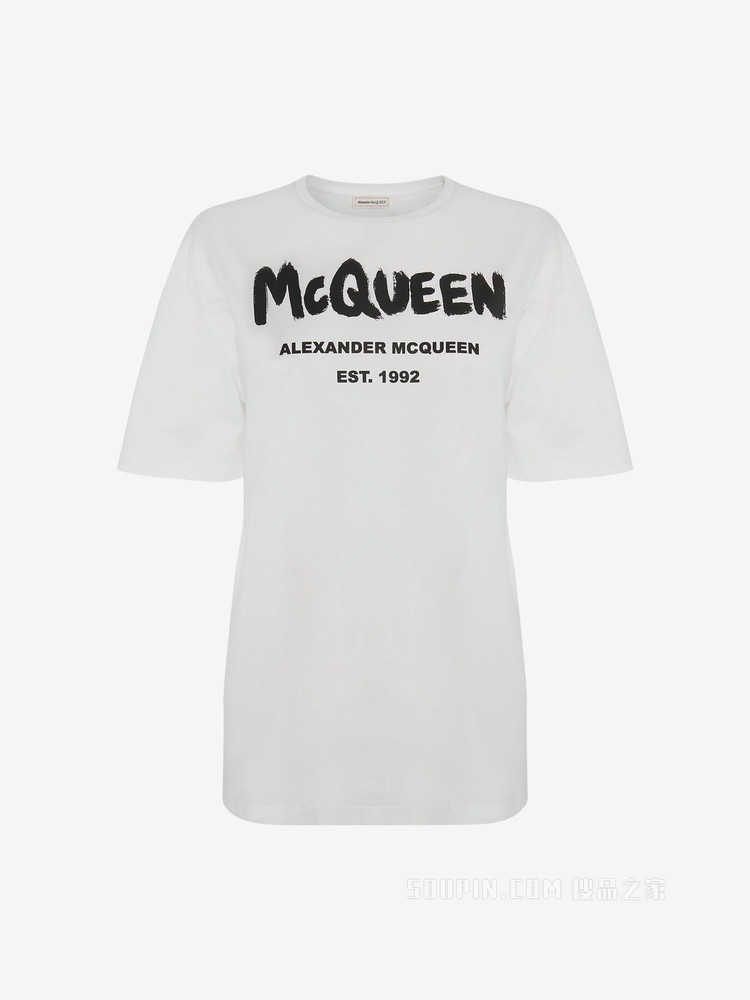 McQueen涂鸦T恤