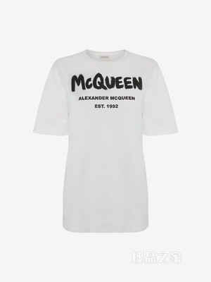McQueen涂鸦T恤