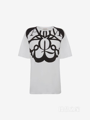 宽松“印章”标识T恤