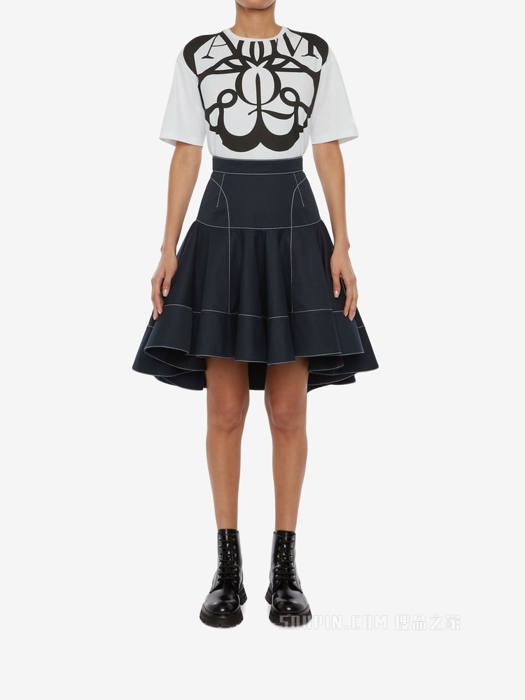 宽松“印章”标识T恤