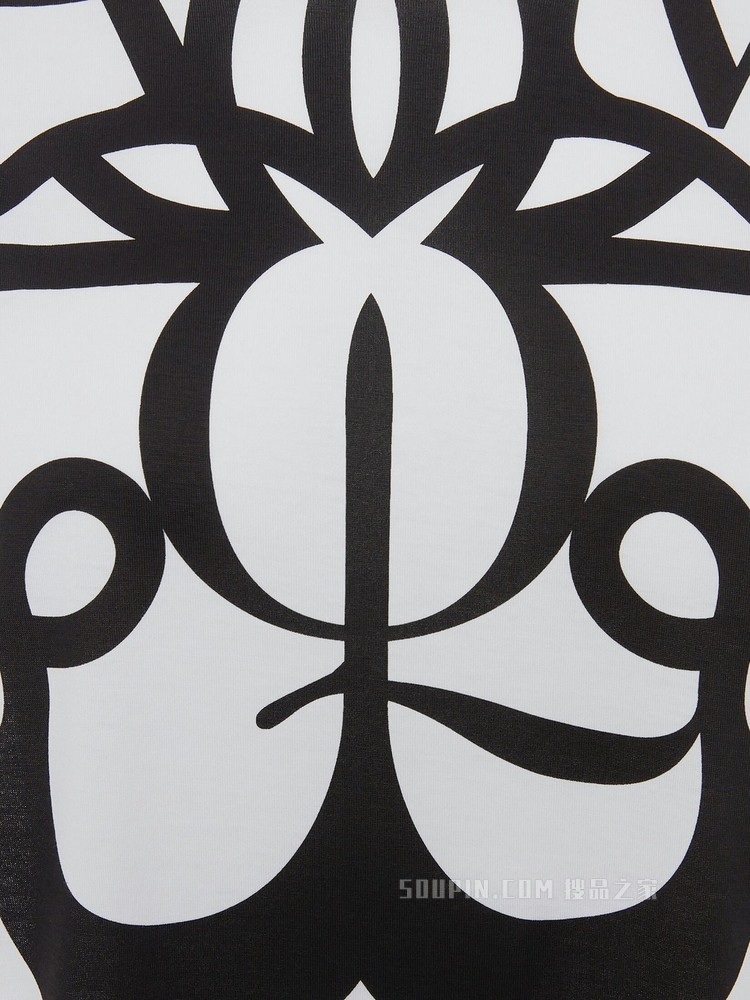 宽松“印章”标识T恤