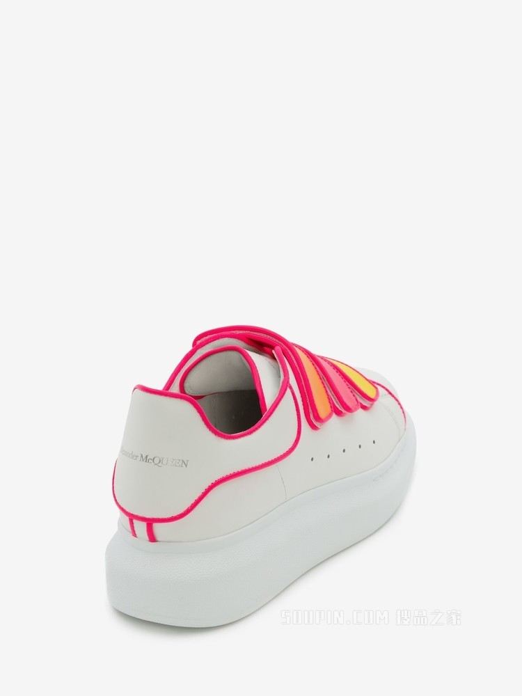 阔型三绑带运动鞋