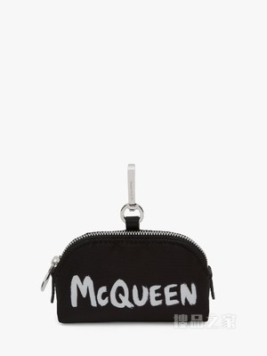 McQueen Graffiti小号拉链手拿包