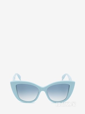 McQueen Graffiti猫眼形太阳眼镜