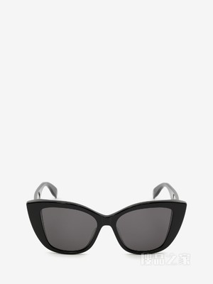 McQueen Graffiti猫眼形太阳眼镜