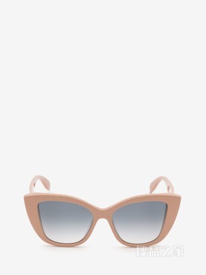 McQueen Graffiti猫眼形太阳眼镜