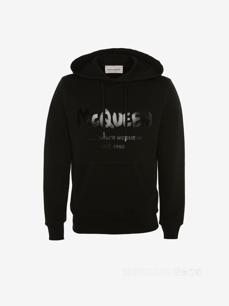 McQueen Graffiti Hooded Sweatshirt