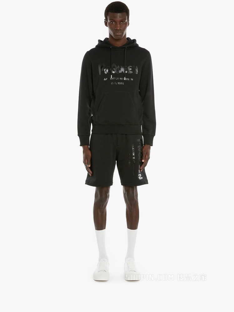 McQueen Graffiti Hooded Sweatshirt