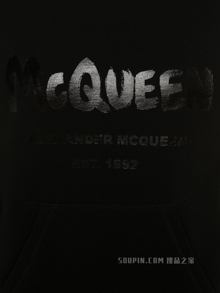 McQueen Graffiti Hooded Sweatshirt
