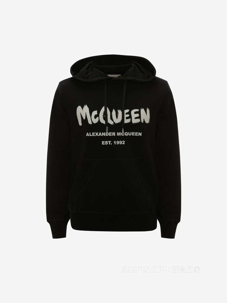 McQueen涂鸦连帽卫衣
