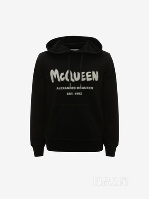 McQueen涂鸦连帽卫衣
