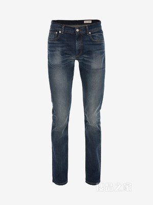 McQueen Graffiti牛仔裤