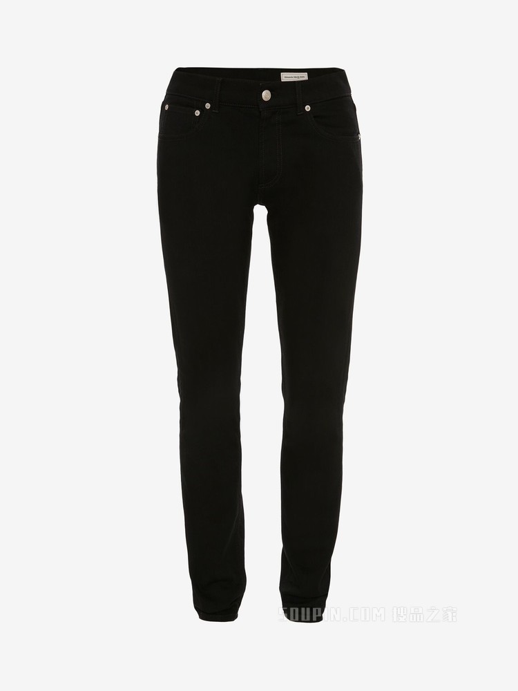 McQueen Graffiti牛仔裤