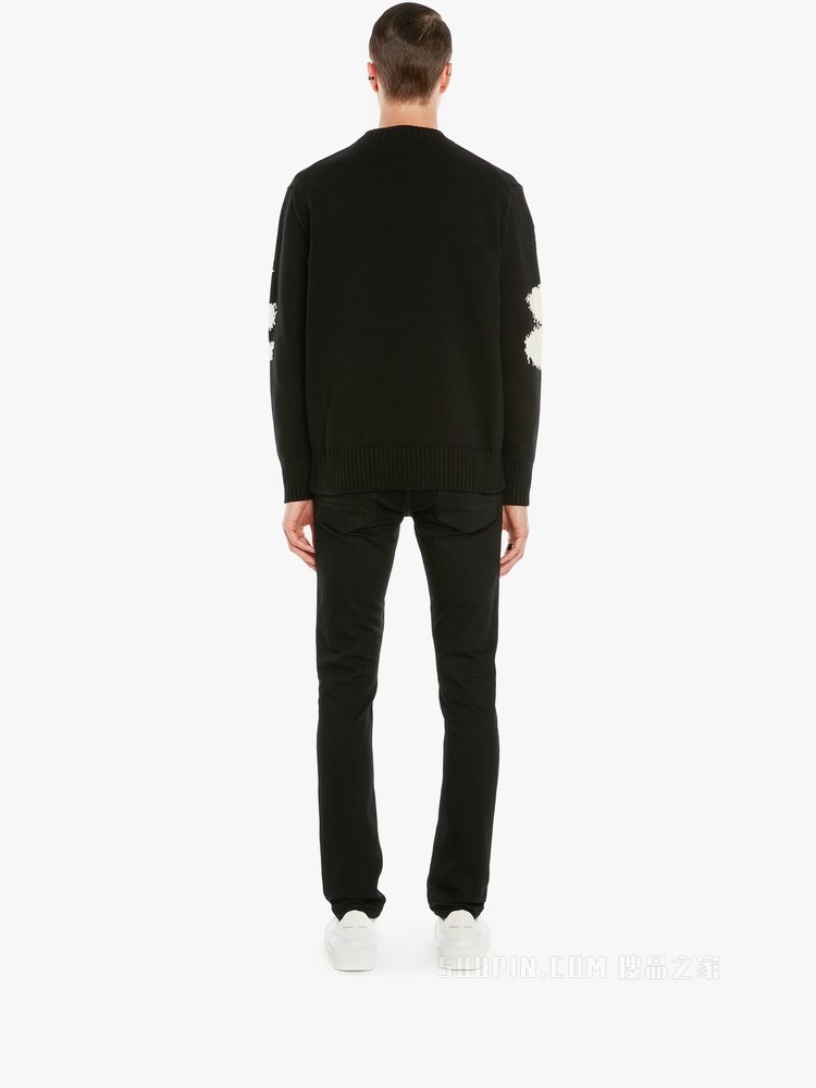 McQueen Graffiti牛仔裤