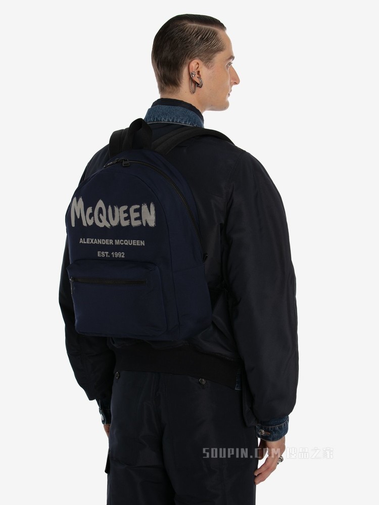 McQueen Graffiti Metropolitan背包