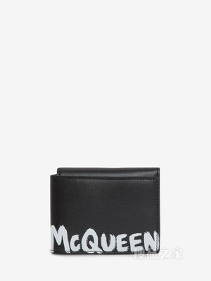 McQueen Graffiti三折卡包