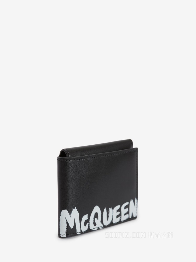 McQueen Graffiti三折卡包