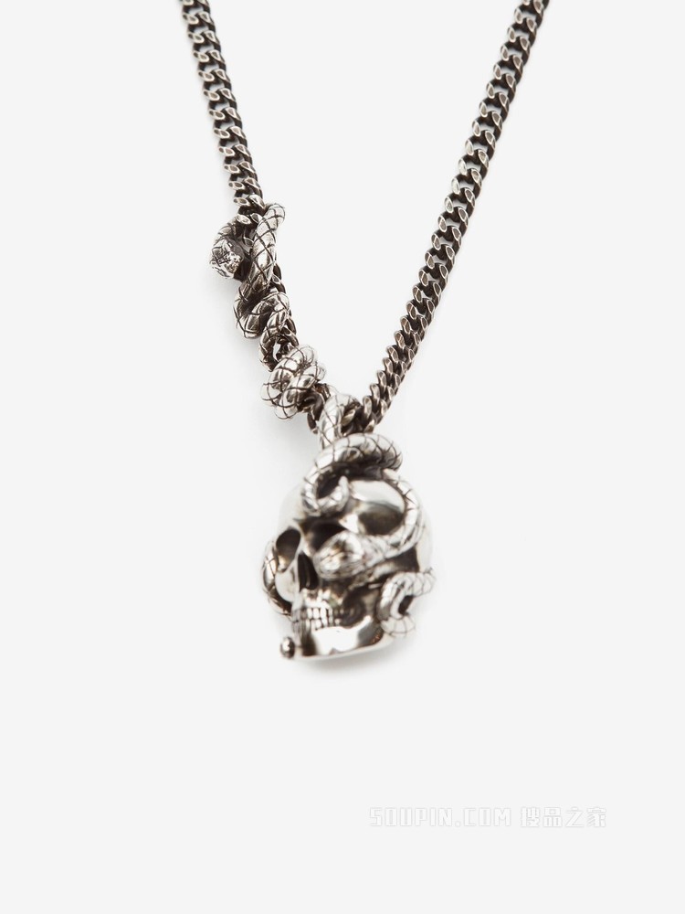 Skull and Snake 项链