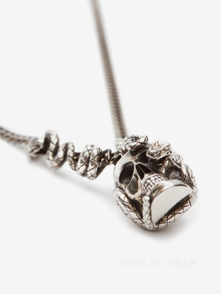 Skull and Snake 项链