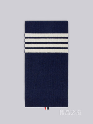 四条纹羊毛围巾