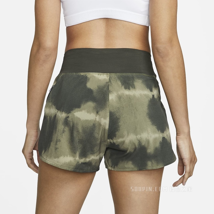 Nike Dri-FIT Eclipse 女子中腰印花跑步短裤