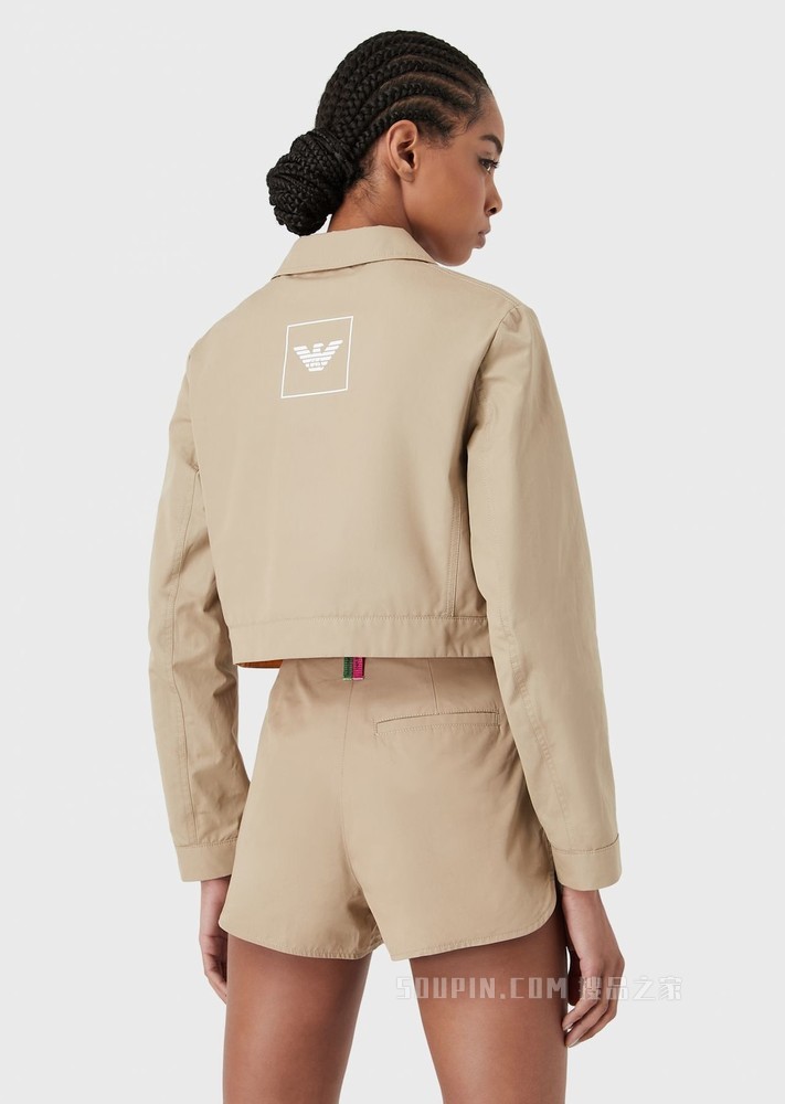 环保系列撞色时尚休闲夹克 | Emporio Armani