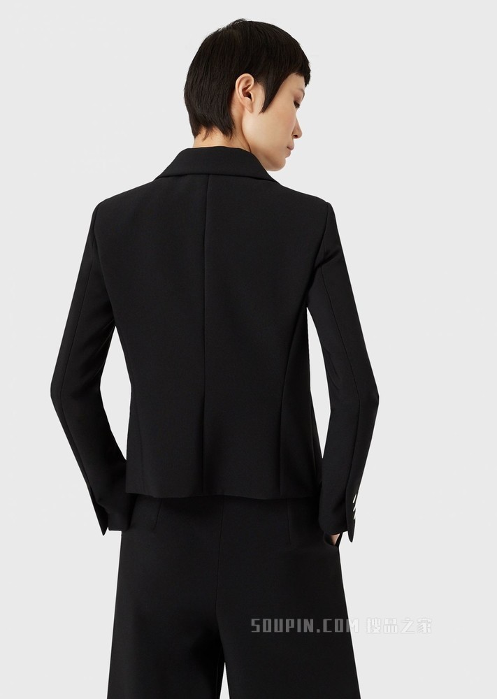 别致撞色拉链休闲西装 | Emporio Armani