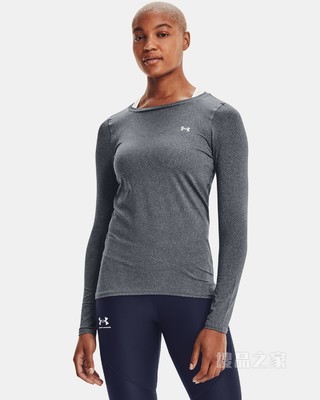 女士HeatGear® Armour长袖运动衣