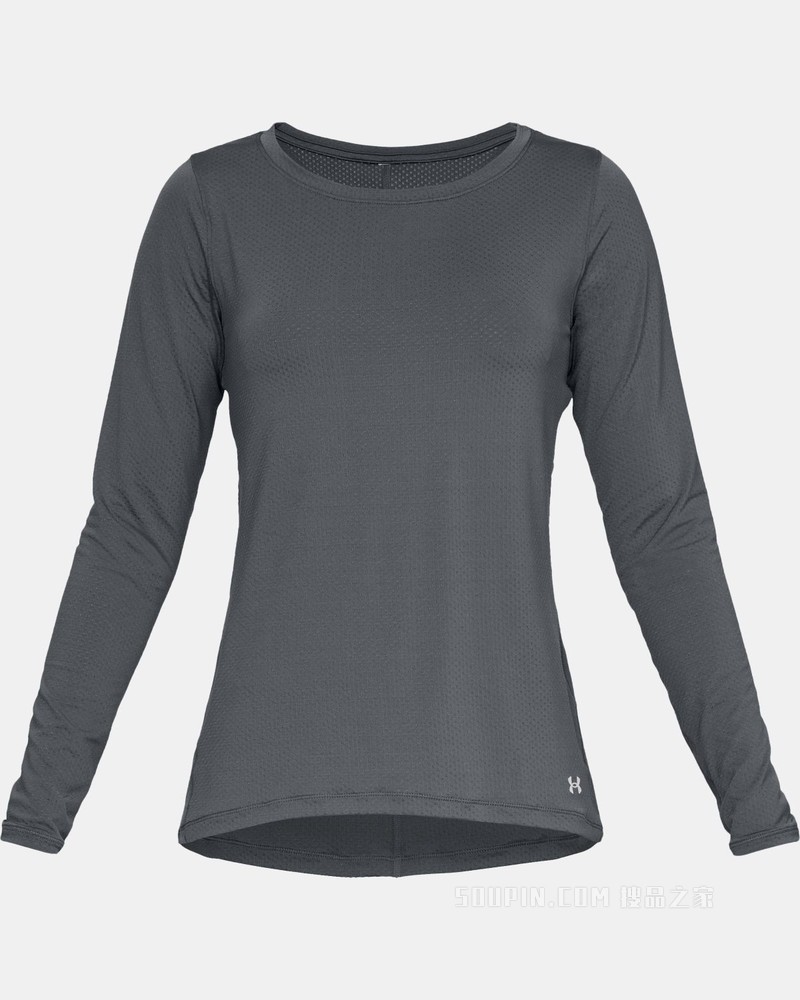 女士HeatGear® Armour长袖运动衣