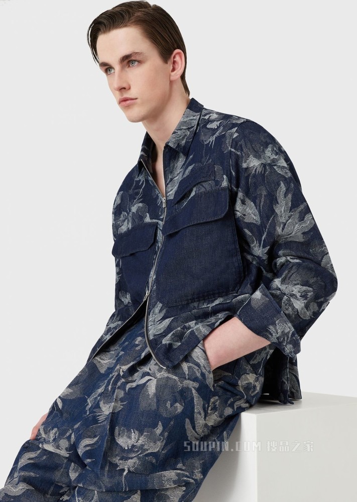 个性印花宽松休闲短裤 | Emporio Armani