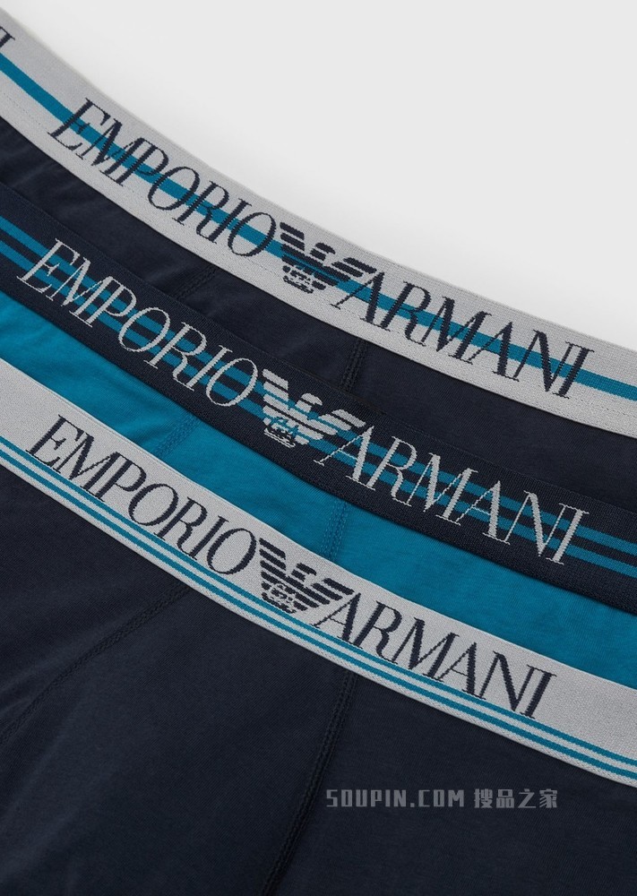 3条装经典徽标内裤套装 | Emporio Armani