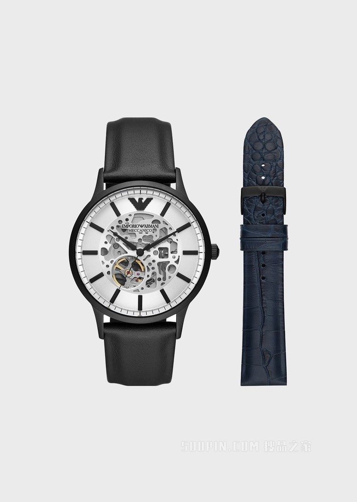 镂空机械腕表礼盒 | Emporio Armani