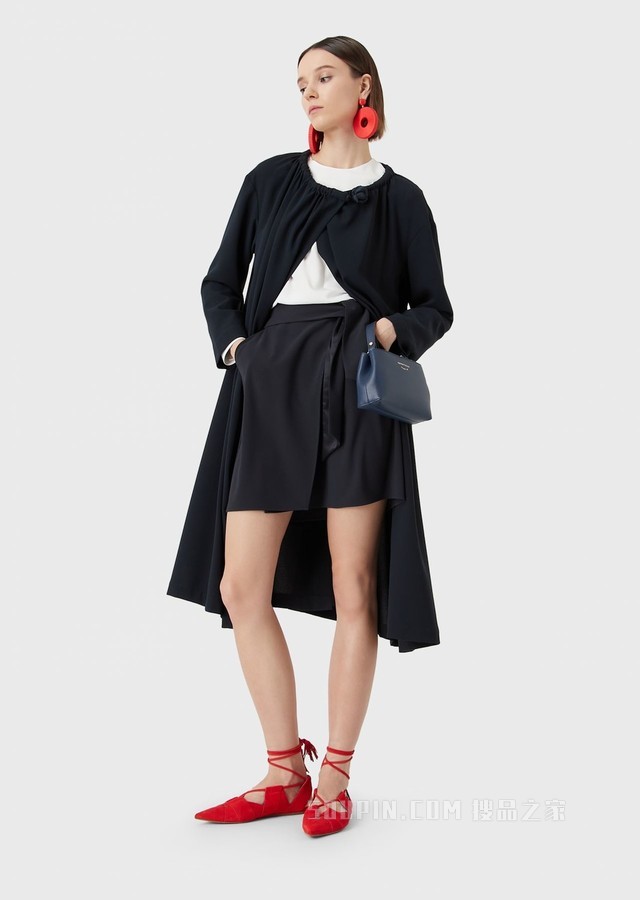 摩登气质腰带半身裙 | Emporio Armani