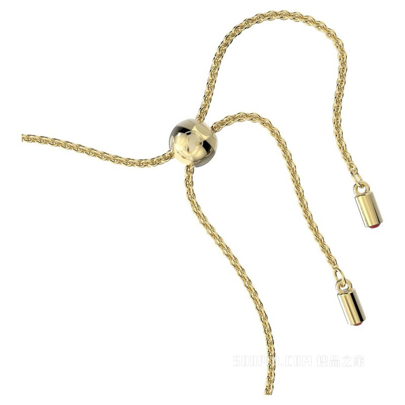 Cariti 手链, 红豆冰, 红色, 镀金色调