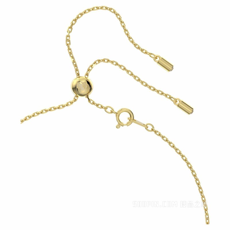 Cariti 链坠, 红色, 镀金色调