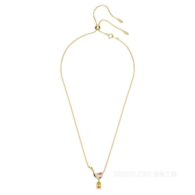 Cariti 链坠, 红豆冰, 流光溢彩, 镀金色调