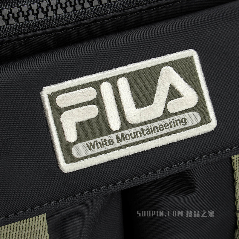 FILA x White Mountaineering联名男女同款时尚休闲基础携带便利腰包