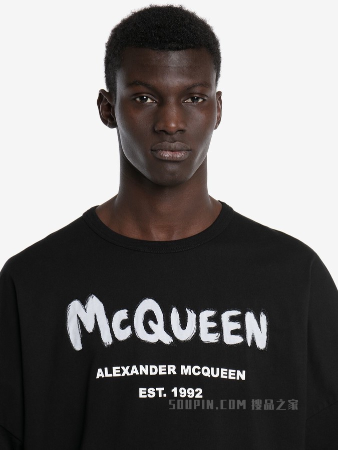 McQueen Graffiti宽松卫衣