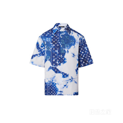 MONOGRAM 丝巾印花短袖衬衫