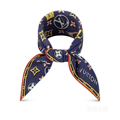 CHARMING MONOGRAM 45 方巾