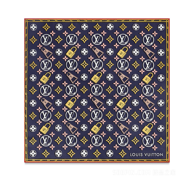 CHARMING MONOGRAM 45 方巾