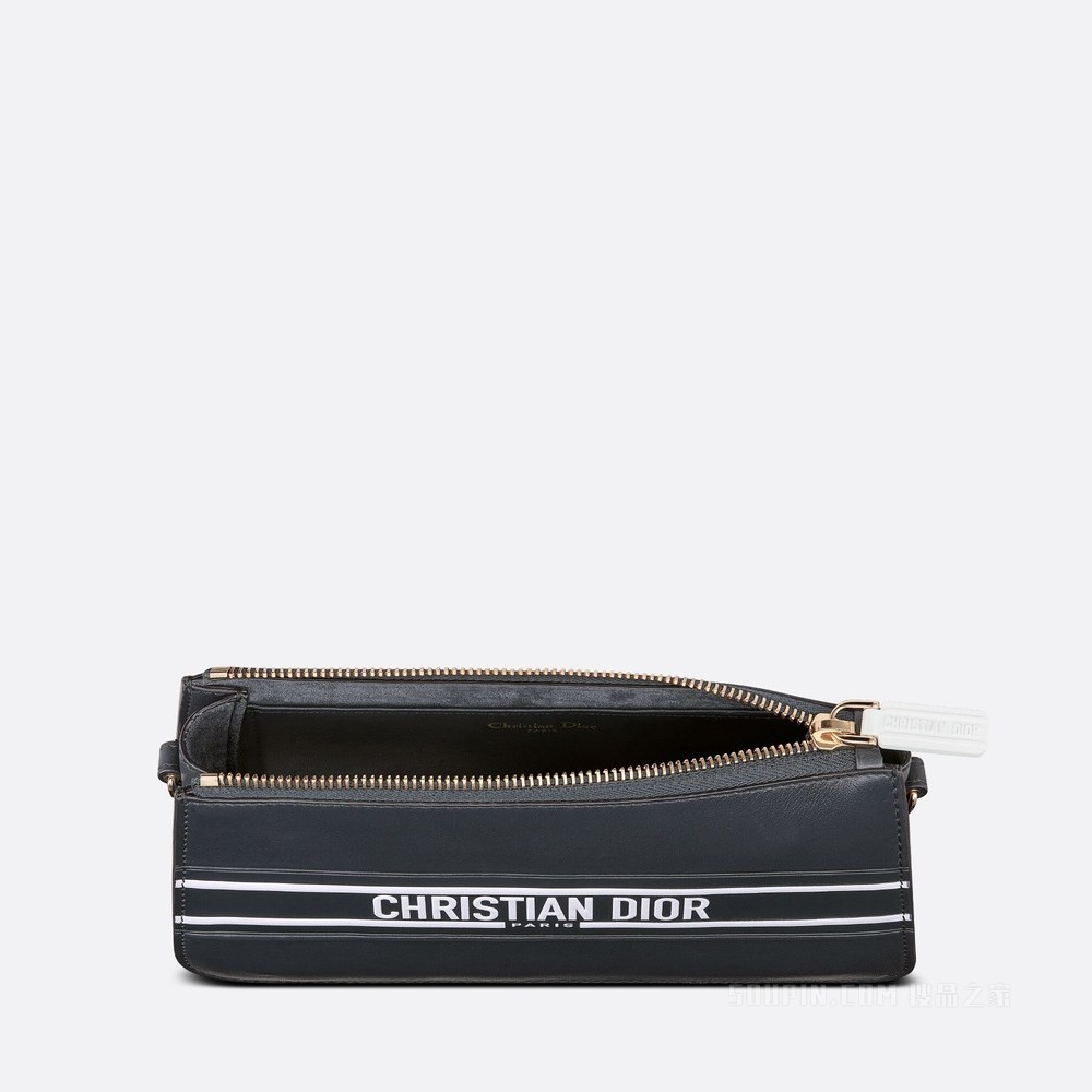 Dior Vibe 手拿包 蓝色牛皮革