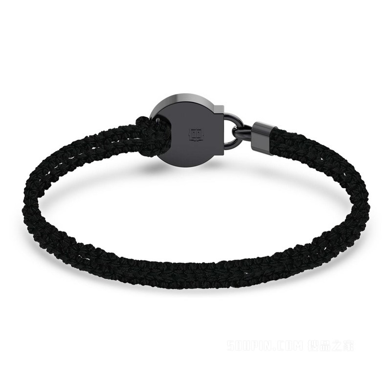 Togetherness 手链, 锁, 黑色, 黑色 PVD 电镀