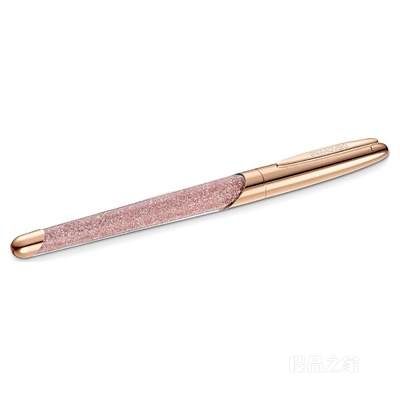 Crystalline Nova Rollerball Pen, 粉紅色, 鍍玫瑰金色調
