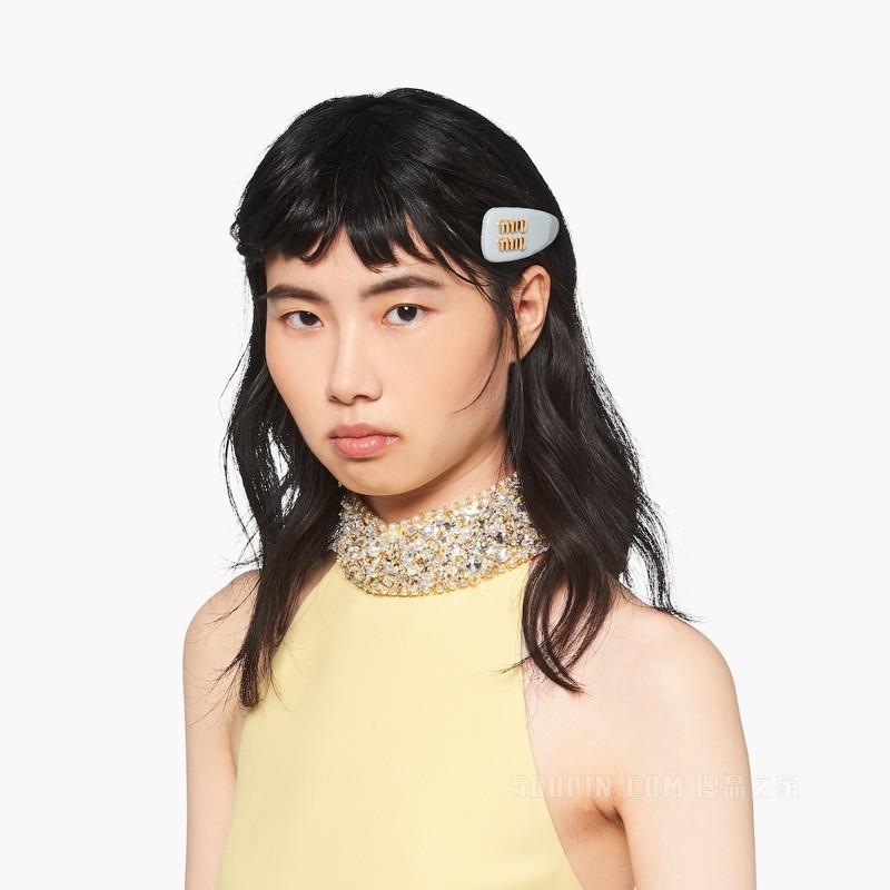 漆皮发夹