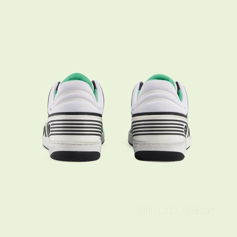 Gucci Basket男士运动鞋 白色可持续材料Demetra