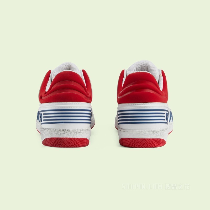 Gucci Basket男士运动鞋 白色可持续材料Demetra
