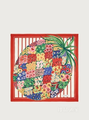 ANANAS印花围巾