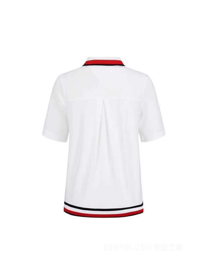 Tommy 22新款春夏女装短袖POLO衫WW0WW30583