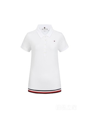Tommy 22新款春夏女装短袖POLO衫WW0WW34650